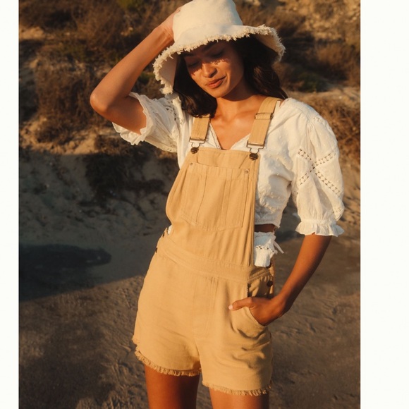 Anthropologie Denim - NWOT Anthropologie Pilcro The Wanderer Short Overalls 31
